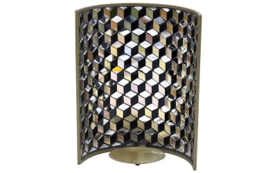 Crackle Glass Wall Sconce