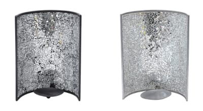                 Crackle Glass Wall Sconce                