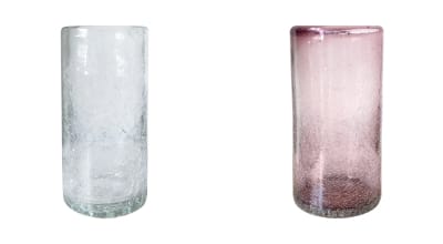                 Set of Diamante Glass Coolers                