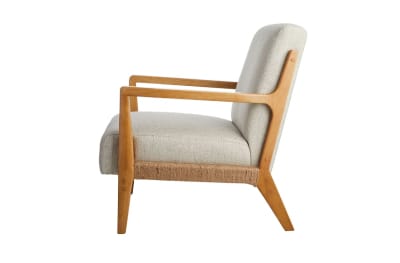                 Miya Beige Accent Chair                