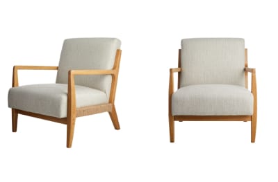                 Miya Beige Accent Chair                